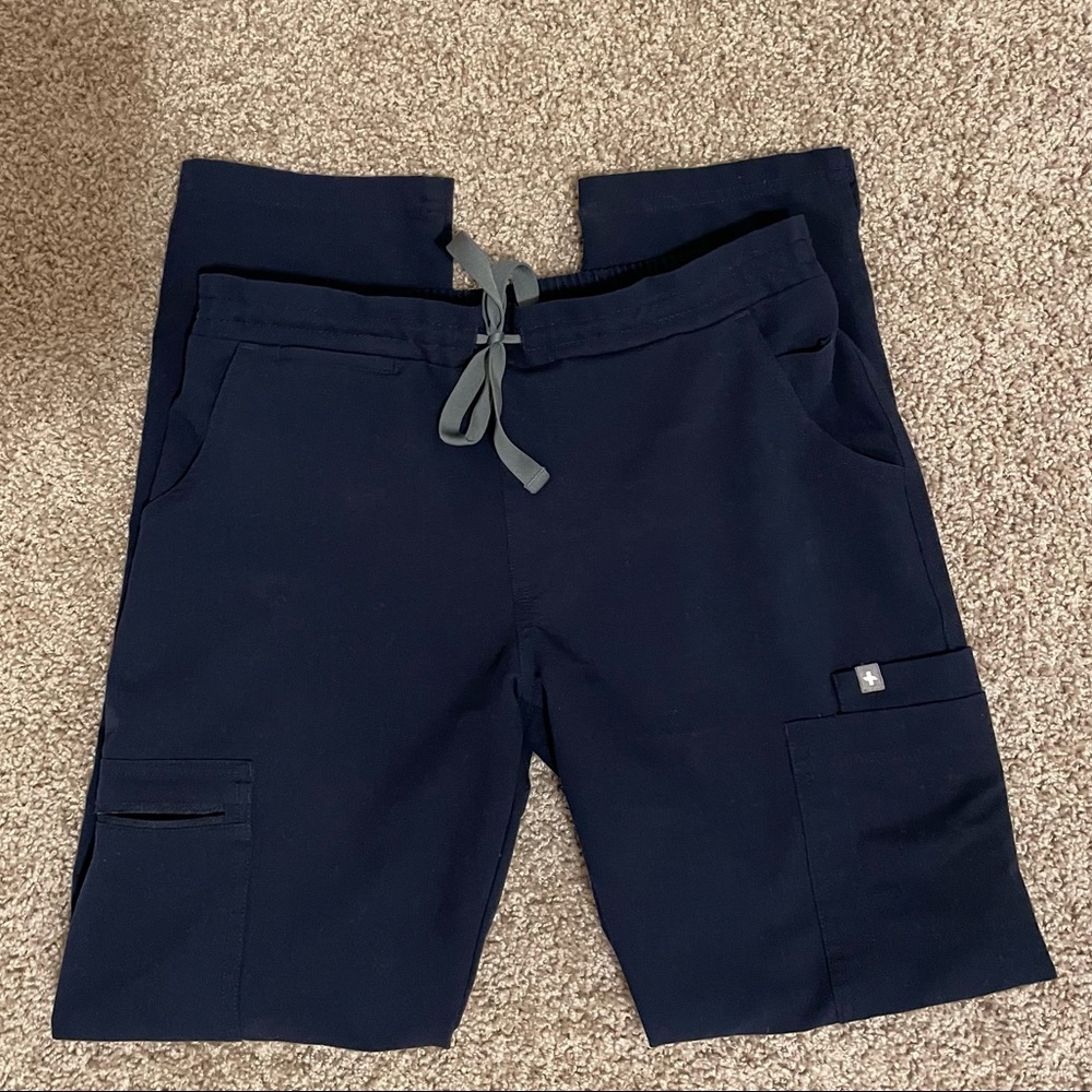 Figs Yola Petite Navy Scrubs Pants